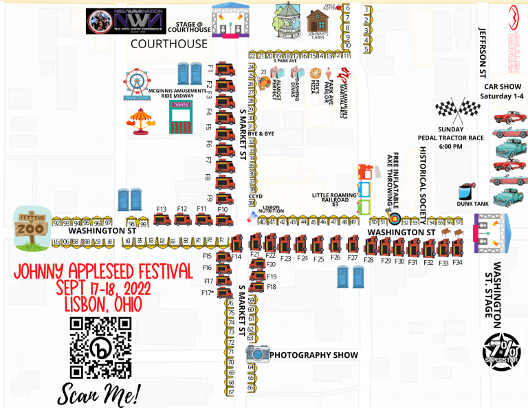 Johnny Appleseed Festival Map Lisbon Area Chamber of Commerce